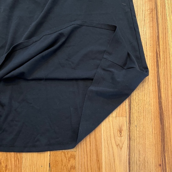 BLAIR Women's A-line Black Knit Skirt Elastic Waist side Pockets Size 2XL - Picture 3 of 6